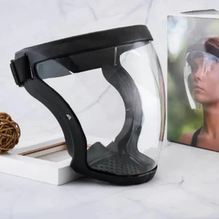 หน้ากาก face shield แบบรัดหัว เฟสชิวหน้ากากใส หน้ากากป้องกัน PC โพลีคาร์บอเนต กีฬาปั่นจักรยานเฟรชชิวหน้า หน้ากากกันน้ำลา