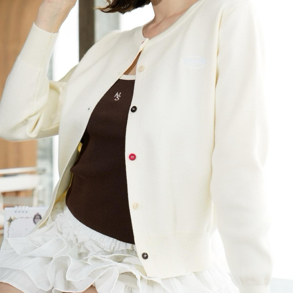 เสื้อคาร์ดิแกนกระดุมหลากสี รุ่นCandy’pop (B9) ราคา ถูกที่สุด ดีลบีเคเค แกลเลอรีภาพที่ 9
