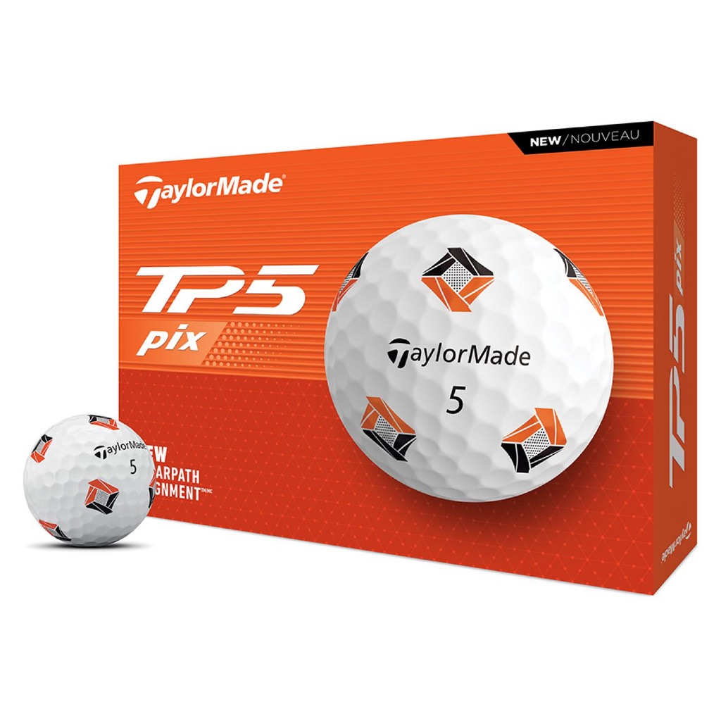 TaylorMade TP5 Pix Golf Balls ( 1 FREE 1)