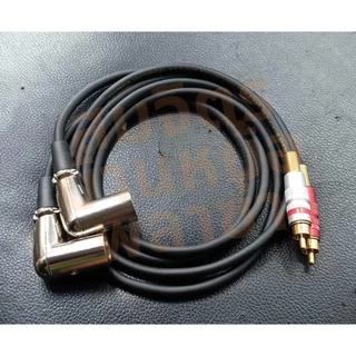 สาย XLRผู้-RCA ทำจากสายชิลด์สเตอริโอยี่ห้อ Wireman แจ็คของ Mitsumi-Union(ตรง) Lidge-no brand(งอ) SET23