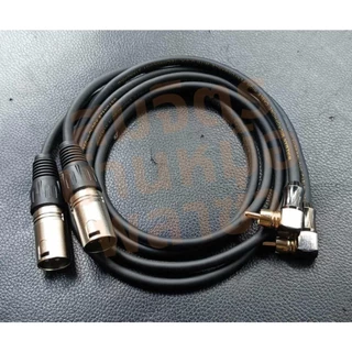 สาย XLRผู้-RCA ทำจากสายชิลด์สเตอริโอยี่ห้อ Wireman แจ็คของ Mitsumi-Union(ตรง) Lidge-no brand(งอ) SET23
