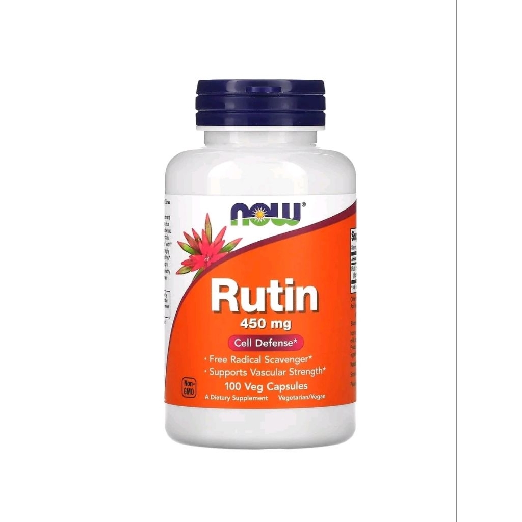 Rutin / รูติน ขนาด 450 มก. [100 Capsules] by NOW FOODS