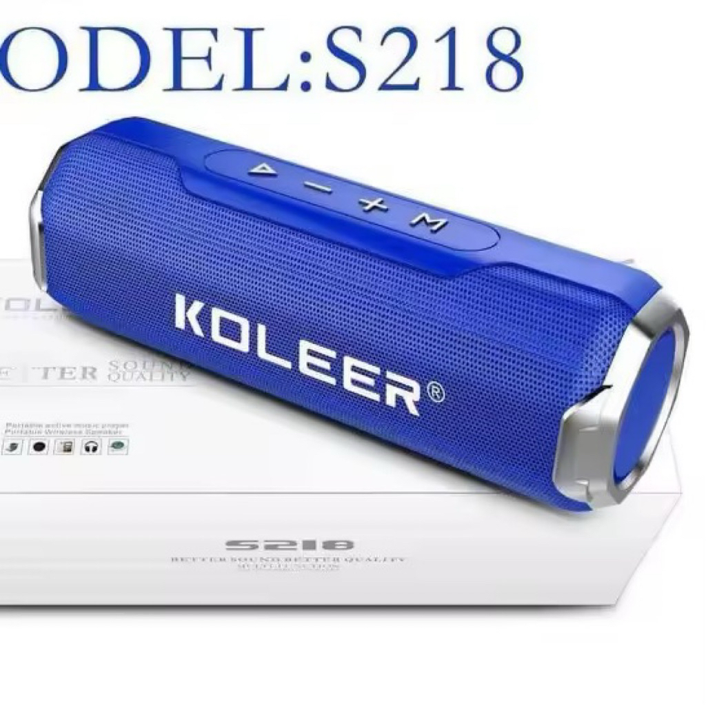 Koleer ลำโพงบลูทูธ แบบพกพา 5W รุ่น  S218