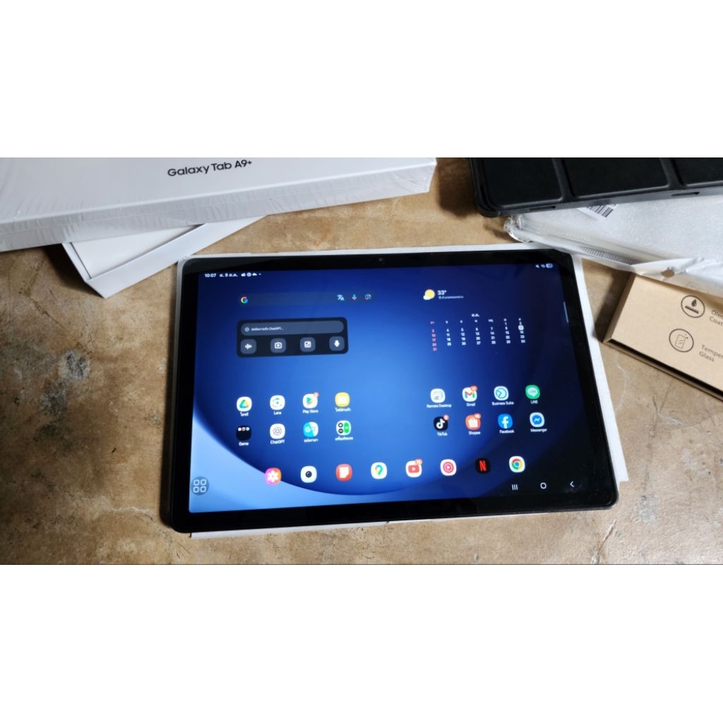 พร้อมส่งจากไทย => Sumsung Galaxy Tab A9+ 8/128 Wif มือ2 (อุปกรณ์ครบพร้อมกล่อง)