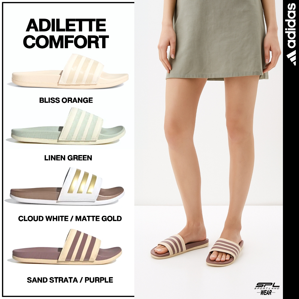Adidas Collection รองเท้าแตะ Adilette Comfort GX4305 / GX4303 / GW8746 / GW8742 / H03620 / H03618 / 
