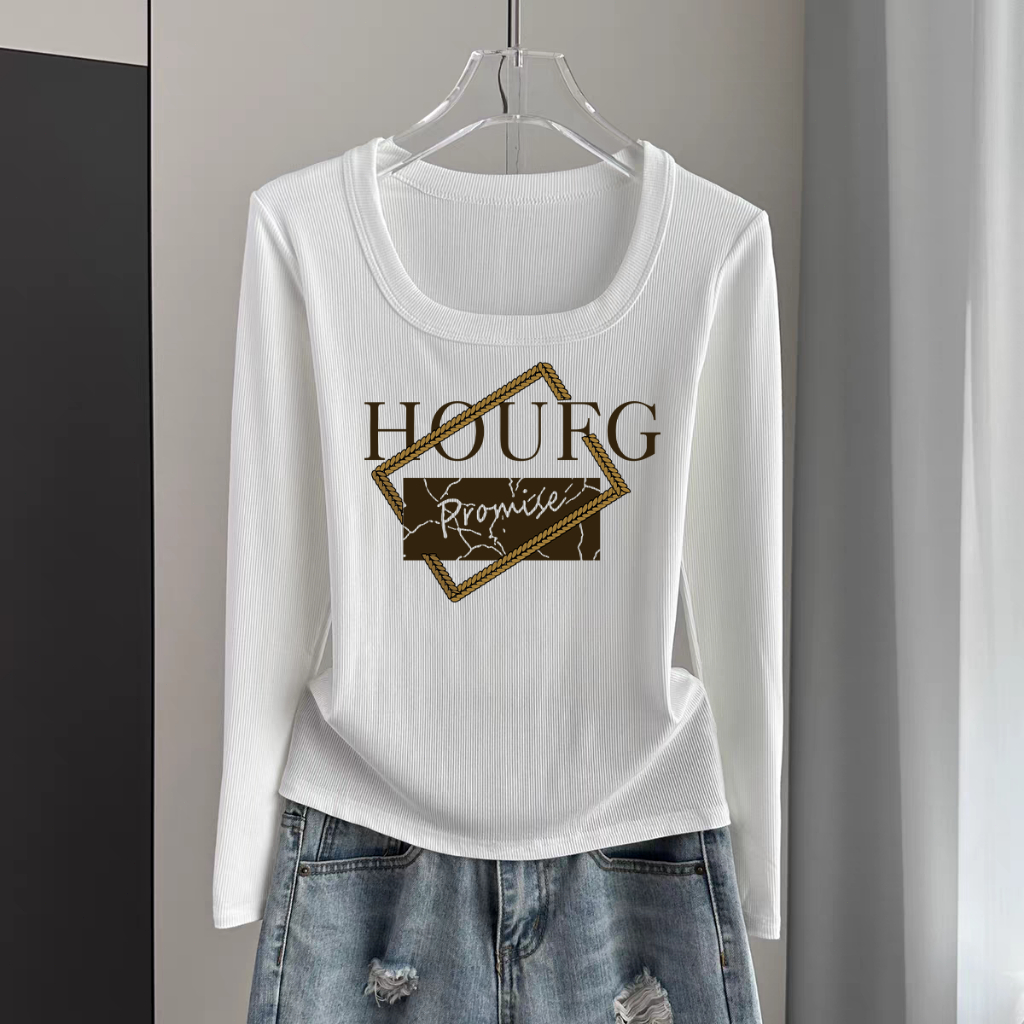 【กรุงเทพจัดส่งสินค้า】S-XXLมี 3 สีให้เลือก แขนยาวรุ่นเกาหลี สวมใส่สบายและหลากหลาย