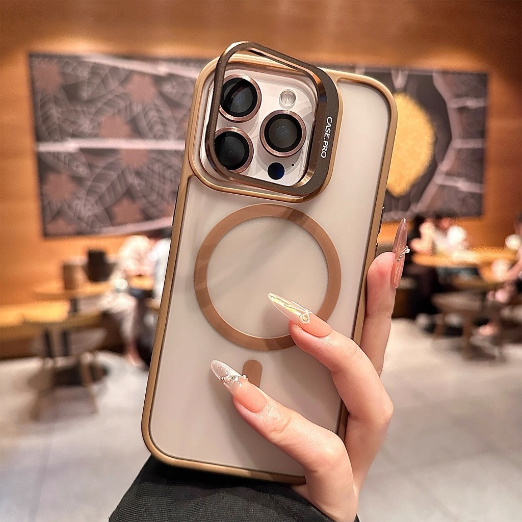 เคสชาร์จ ตั้งได้ พร้อมเลนส์กล้อง สำหรับ ไอโฟน i11 promax 12 promax 13 promax 14 promax 14plus 15 promax 16 promax 16plus