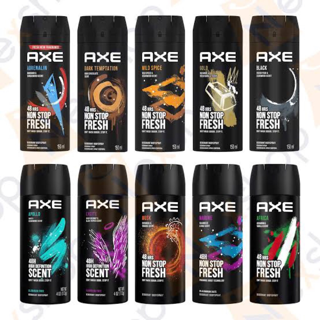 สเปรย์ Axe Body Spray 135 ml. Pack2