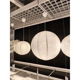 IKEAshopping IKEA GULLSUDARE กุลซูดาเร โป๊ะโคม ไม่มีสายไม่มีหลอดให้นะครับ แขวนเพดาน, ขาว/ผลิตด้วยมือ, 45 ซม.
