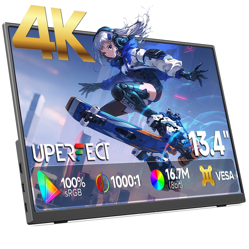 UPERFECT  UStudio 【ส่งจากไทย】 4K  Portable Monitor  13.3" Second Screen 3840*2160 Apple Extra Displa