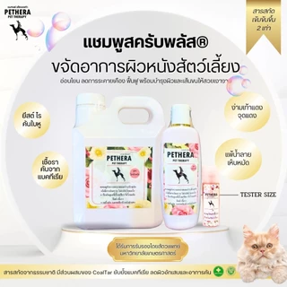 แชมพูดูแลผิวสัตว์เลี้ยงจากเชื้อรา ขี้เรื้อน/ยีสต์ ขนาด 1 ลิตร (อาการดีขึ้นใน 2-3 ครั้งที่ใช้)