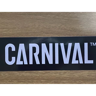[พร้อมส่ง ของแท้💯] สติ๊กเกอร์ CARNIVAL BLOCK LOGO STICKER