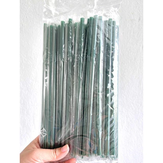 หลอดงอห่อฟิล์ม สีเหลือง/สีส้ม/สีชมพู /กรม/เขียวขนาด6มิลยาว21cm ห่อฟิล์มเเยกทุกเส้น ห่อล่ะ100งบ