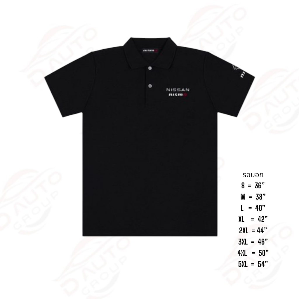 เสื้อโปโลนิสสัน NISMO 2024 สีดำ **สินค้าที่ระลึกแท้นิสสัน**(แชทสอบถามจำนวนสต๊อกได้ครับ)