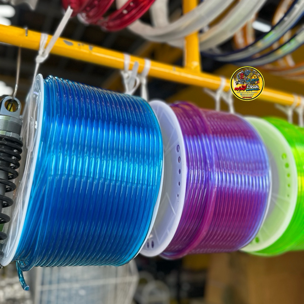 สายแรงดัน(ใส) สายน้ำมัน รถหัวฉีด แรงดันสูง E85 E20 95 91 น้ำมันเบนซิน แก๊สโซฮอลล์ รูใน5มิล รอบนอก8มิล - รูปที่ 2