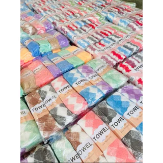 ยกลัง ผ้าเช็ดผม แพ็ค 6 ผืน รุ่นหนาขอบหยัก (ขายส่งราคาโรงงาน)