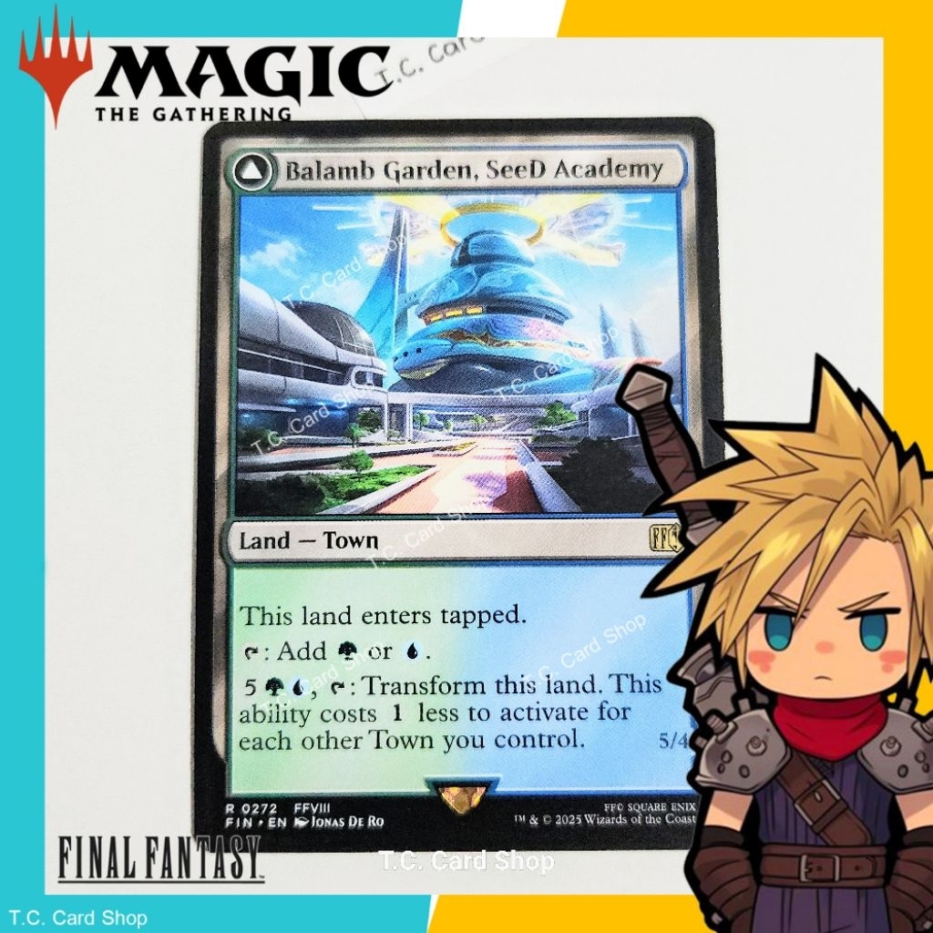 Balamb Garden, SeeD Academy (Airborne) - R0272 (Goldstamp) (FFVIII) - Final Fantasy - Magic the Gath