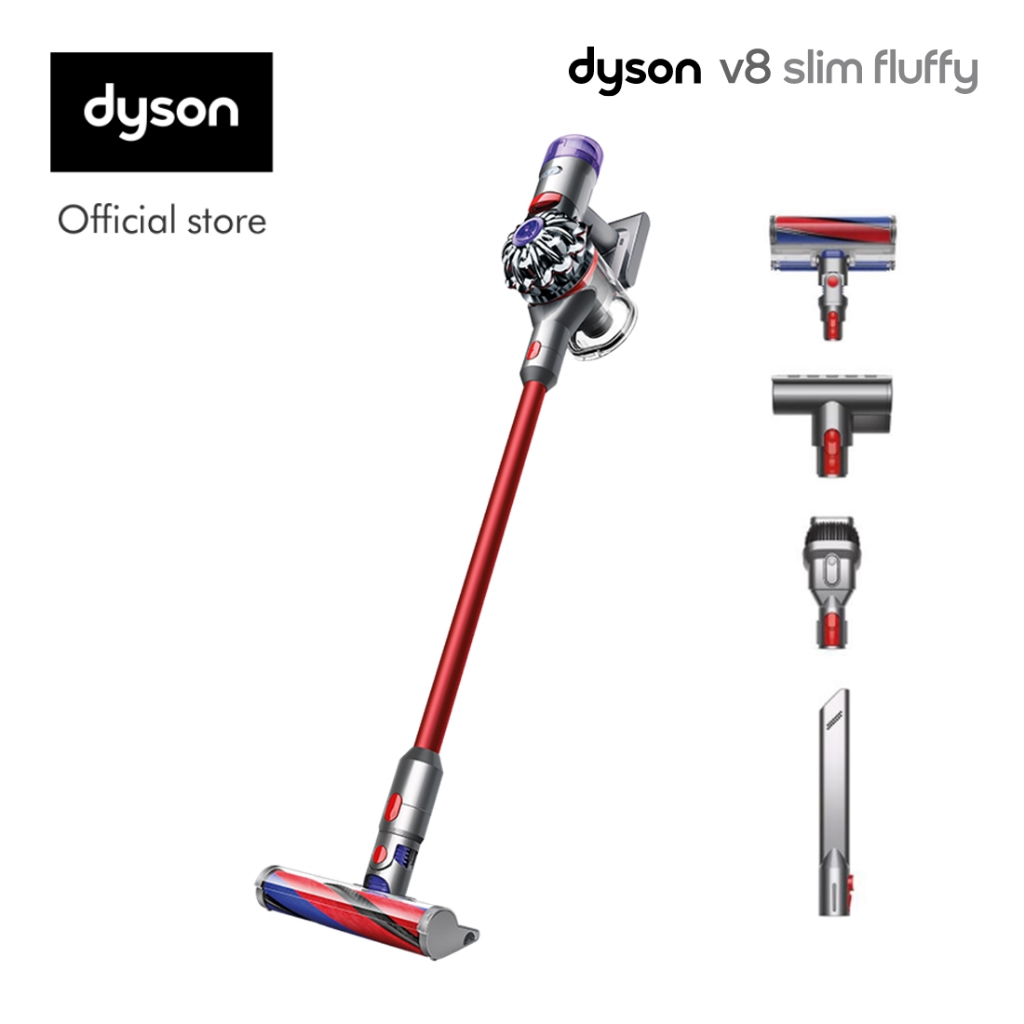 Dyson V8 Slim ™ Fluffy Cordless Vacuum Cleaner เครื่องดูดฝุ่นไร้สาย ไดสัน