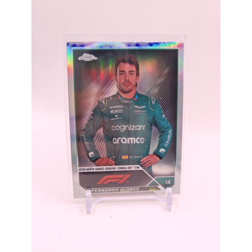 การ์ด f1 topps chrome 2023 fernando alonso