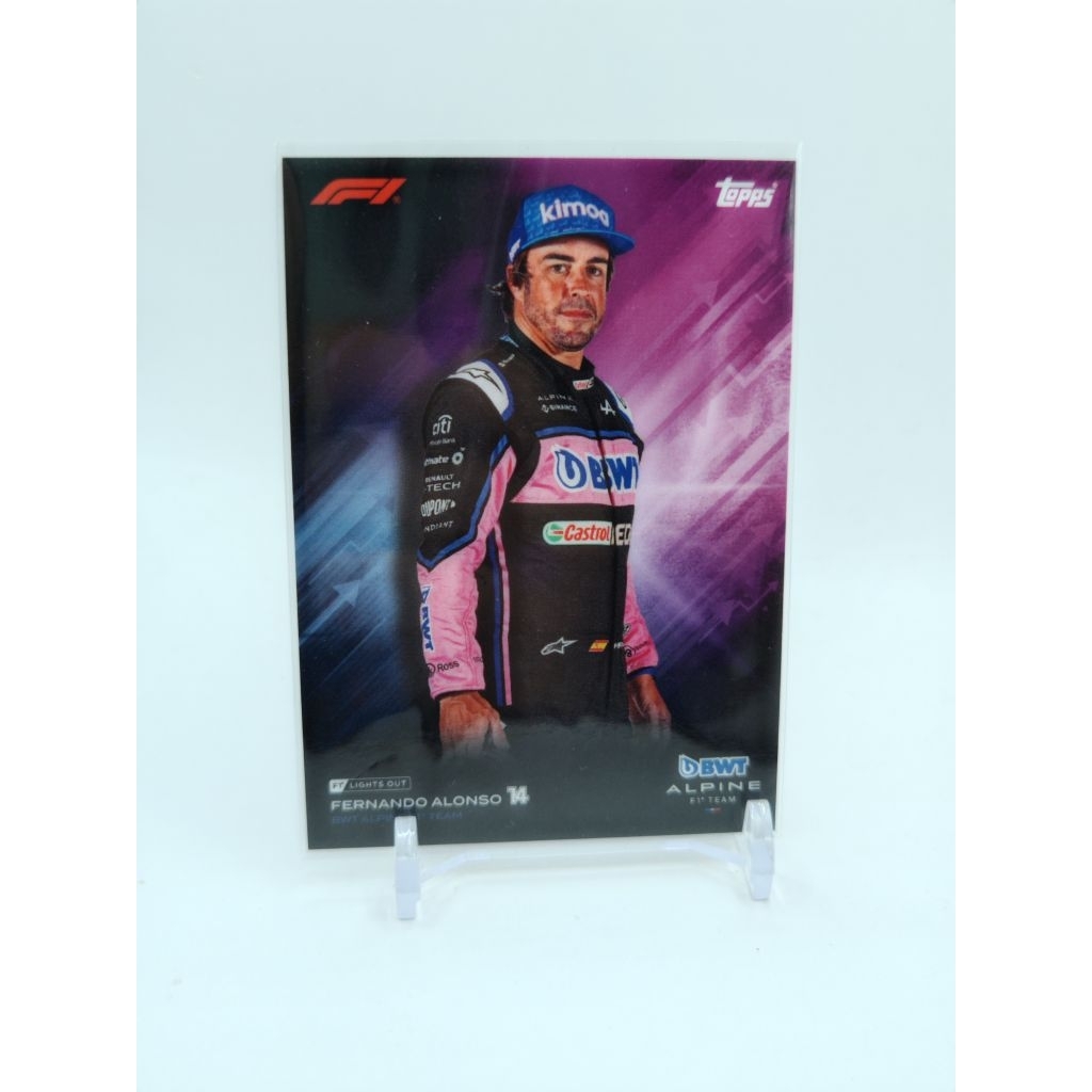 การ์ด f1 topps lights out fernando alonso