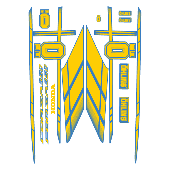 สติ๊กเกอร์แต่งรถลาย OHLINS  Honda Forza350 ล่าสุด ตรงรุ่น - รูปที่ 6