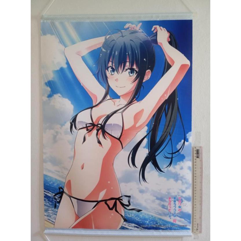 Yahari Yukino ผ้าแขวน ของแท้ มือ1 JP  75×50 Cm