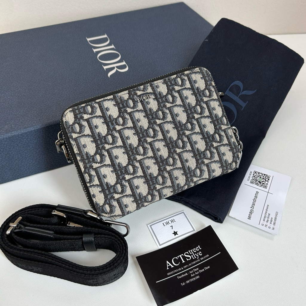 Dior pouch with strap