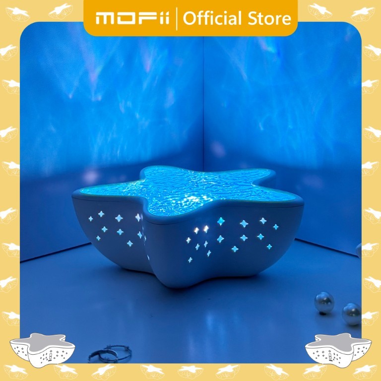 [ของแท้ รับประกันศูนย์ไทย]MOFii โคมไฟโปรเจ็กเตอร์ STARFISH เปลี่ยนห้องเป็นใต้ท้องทะเล ปรับแสงได้