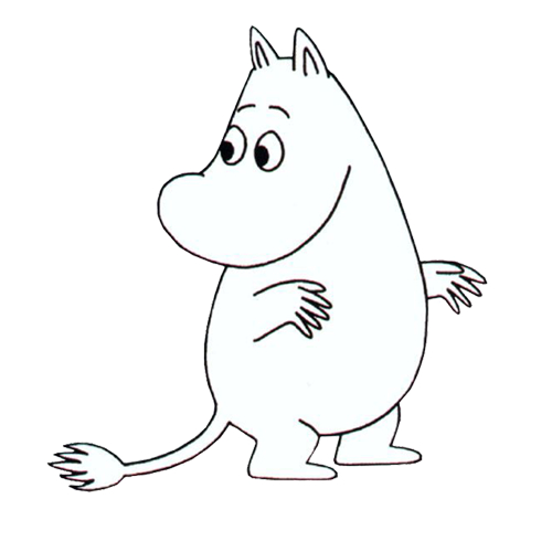 ตัวรีดการ์ตูนสีขาว การ์ตูนมูมิน  สติกเกอร์รีดติดเสื้อ fตัวรีดการ์ตูนขนาดใหญ่ - รูปที่ 6