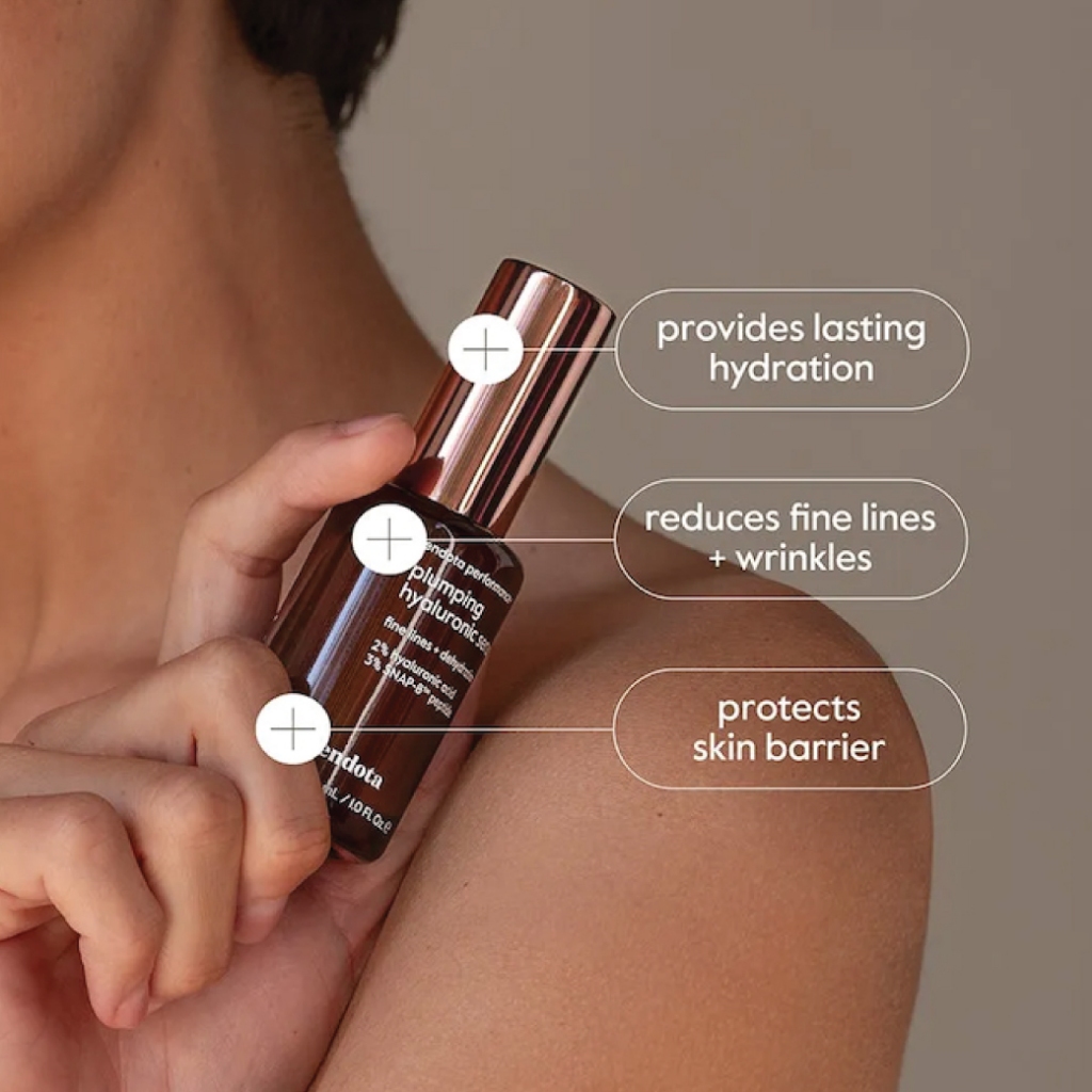 [แถมฟรี! มาส์ก] endota Plumping Hyaluronic Serum เซรั่มเพื่อผิวกระชับเต่งตึง ลดเลือนริ้วรอย 30ml (สูตรใหม่ของ Pe ราคา ถูกที่สุด ดีลบีเคเค แกลเลอรีภาพที่ 7