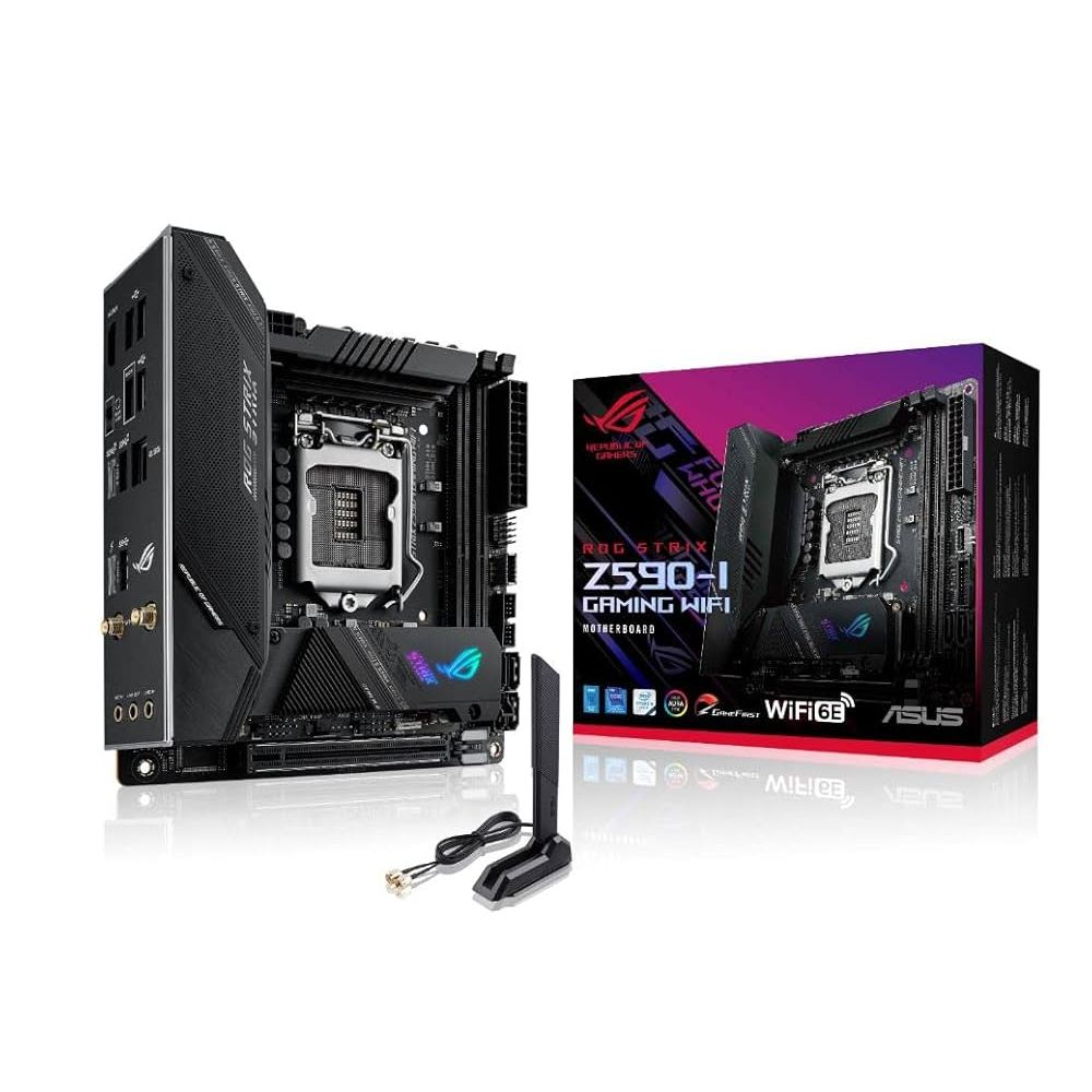 MAINBOARD (เมนบอร์ด) 1200 ASUS ROG STRIX Z590-I GAMING WIFI [Mini-ITX] ตัวท็อป พร้อมส่ง
