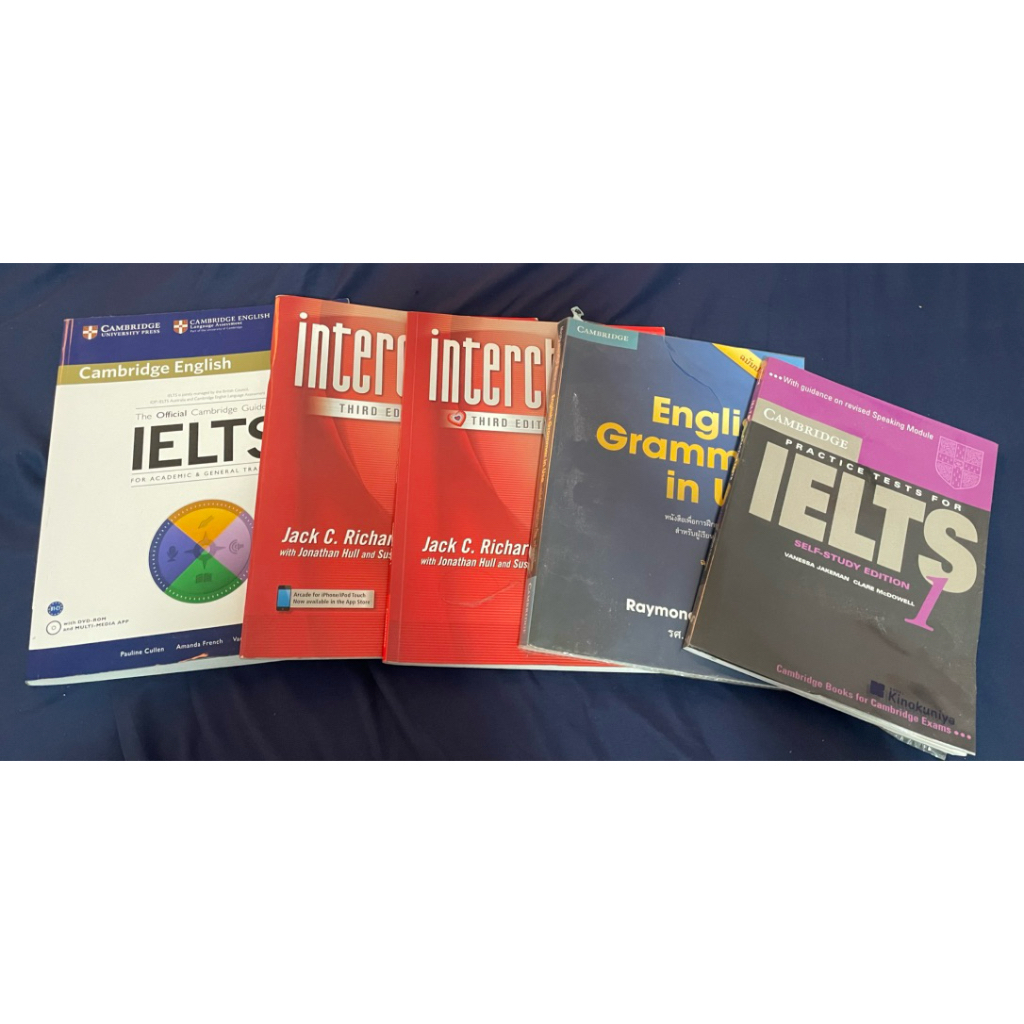 หนังสือ Cambridge สภาพดี grammar ielts ข้อสอบ