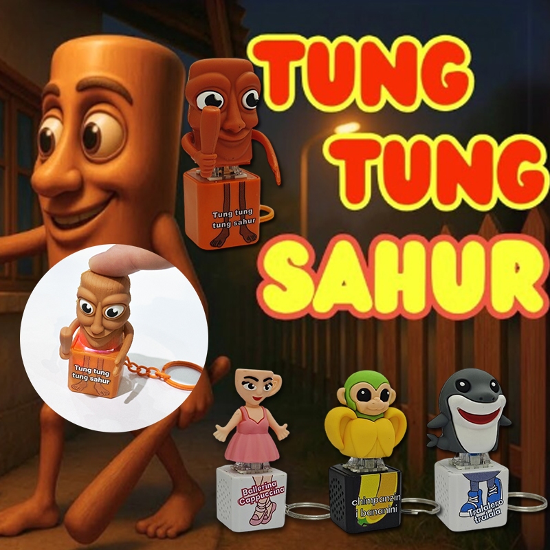 【HS】Tung Tung Tung Sahur Trralo Tralala 3D การพิมพ์รูปตุ๊กตาเกมของเล่นที่มีเสียง