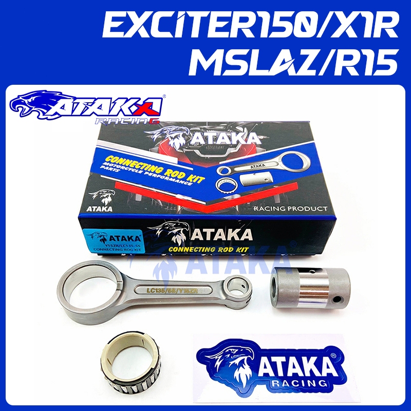 ATAKA ก้านฟอส CNC Forged สำหรับ YAMAHA EXCITER150 R15 MSLAZ X1R ก้านสูบ ส่งเร็วทันใจ