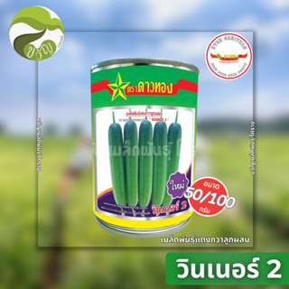 วินเนอร์2 แตงกวาลูกผสม ตราดาวทอง