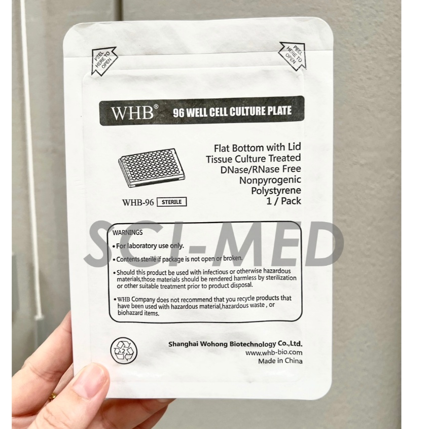 96 well plate (Cell Culture Plate) 96 หลุม