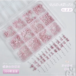 XD7.[ร้านไทย] อะไหล่โบว์ติดเล็บ 🎀ได้โบว์ทั้งกล่อง 💖 ราคาสุดคุ้ม! 🌈 โทนสีพาสเทลหวานละมุน โบว์ตลับ✨💅