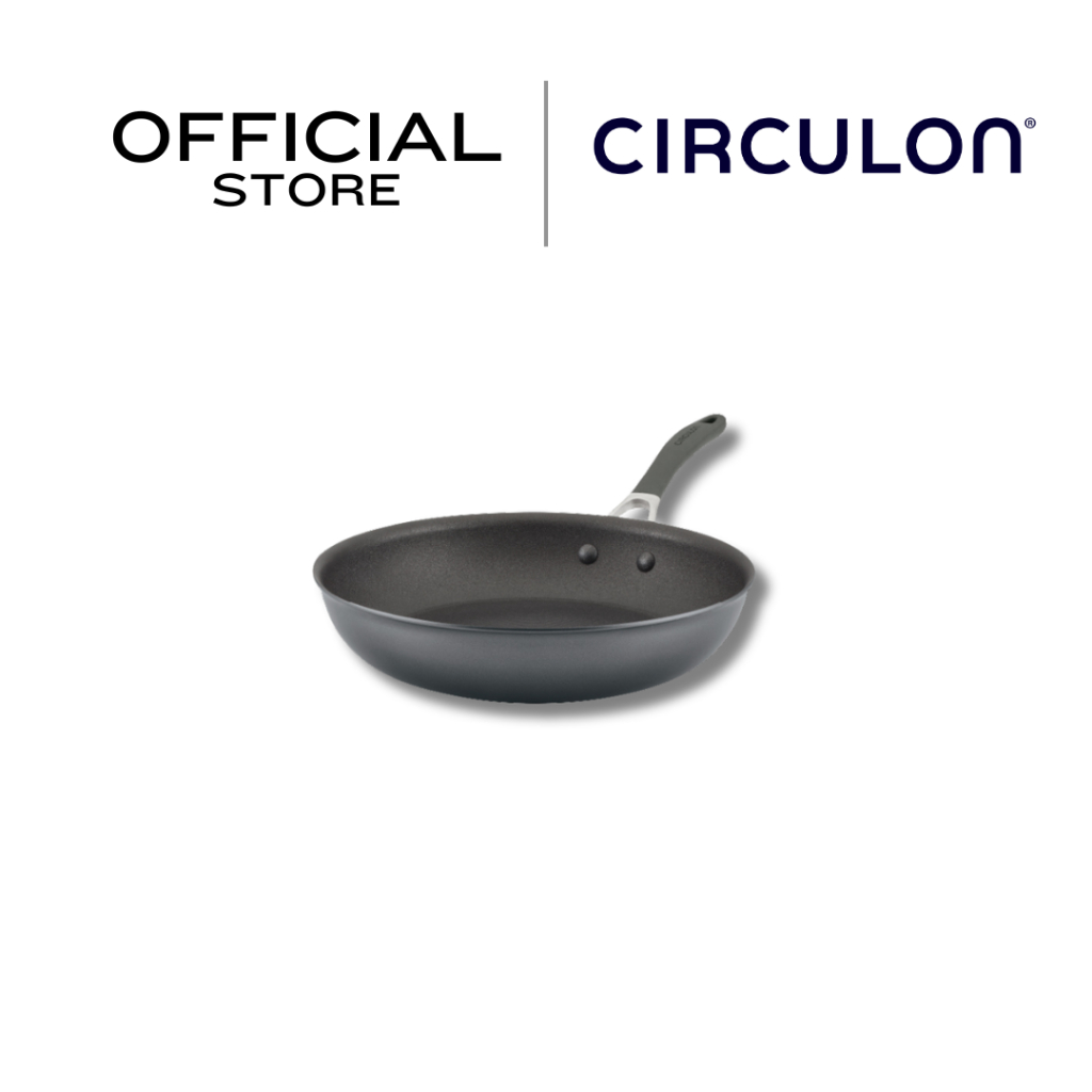 CIRCULON A1-SERIES เครื่องครัวอลูมิเนียมเคลือบผิวลื่น กระทะทรงตื้น ขนาด 30.4 ซม./ 12 นิ้ว  (81837-T)