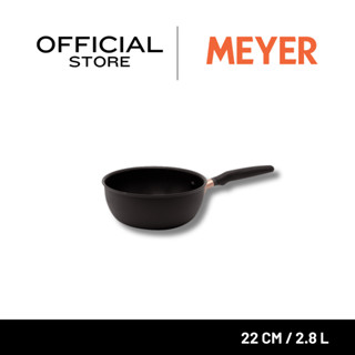 Meyer Accent Hard-Anodized หม้อมีด้ามจับทรงตื้น 22 ซม. / 2.8…