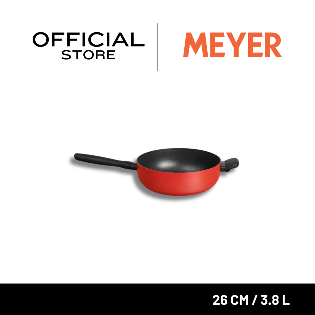 MEYER Bauhaus Induction กระทะเชฟอเนกประสงค์ ขนาด 26 ซม./3.8 ลิตร Chef's pan (13385-TE12)