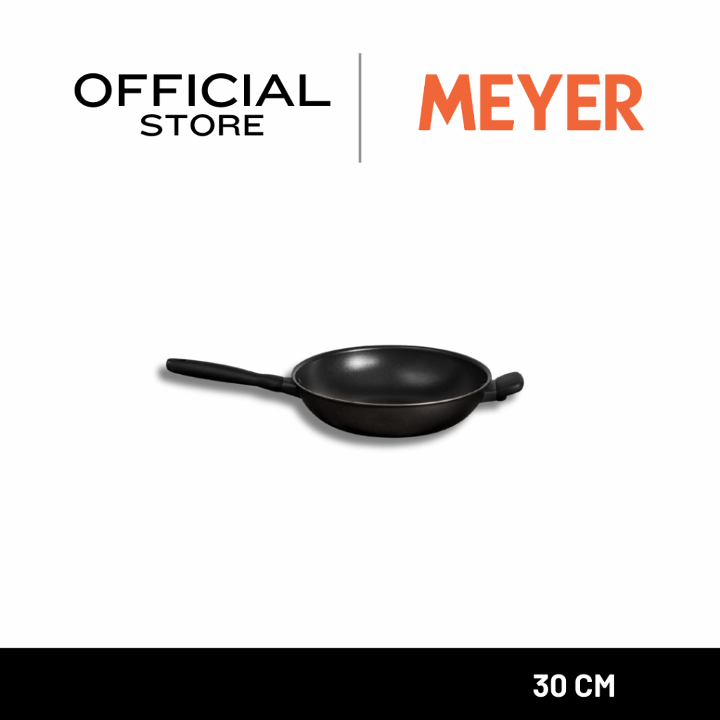 MEYER MIDNIGHT กระทะผัดทรงลึก hard-anodize ขนาด 30 ซม. Stirfry (85079-TE12)