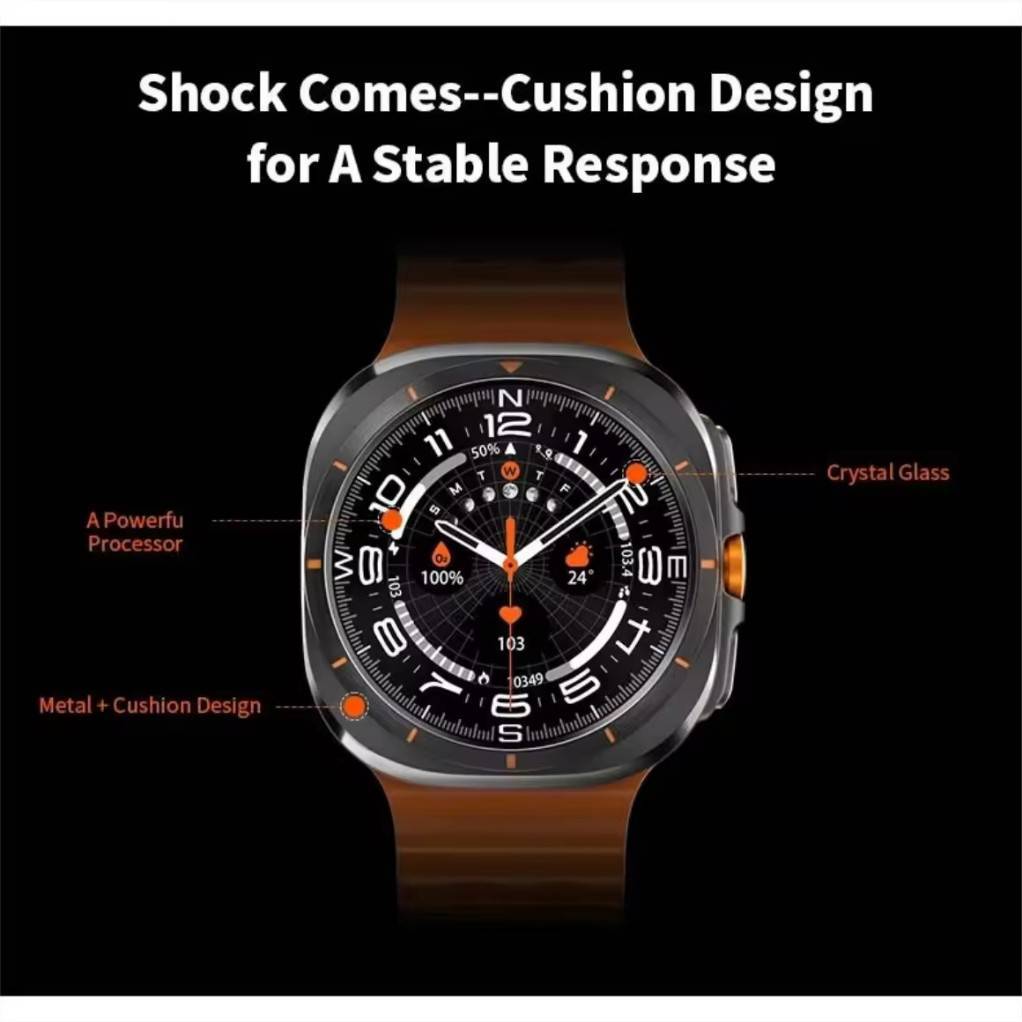 ZMZ นาฬิกา SmartWatch รุ่น W7 หน้าปัดคมชัด จอAmoled รองรับการแจ้งเตือน วัดอัตราการเต้นหัวใจ นับก้าว 