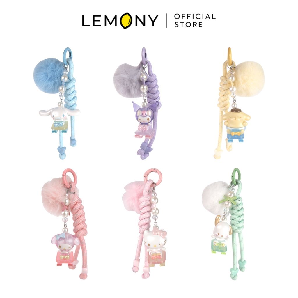 LEMONY กล่องจุ่มพวงกุญแจขนาดเล็ก Sanrio Characters Series ขนาด 14 ซม. (Child like Swing)
