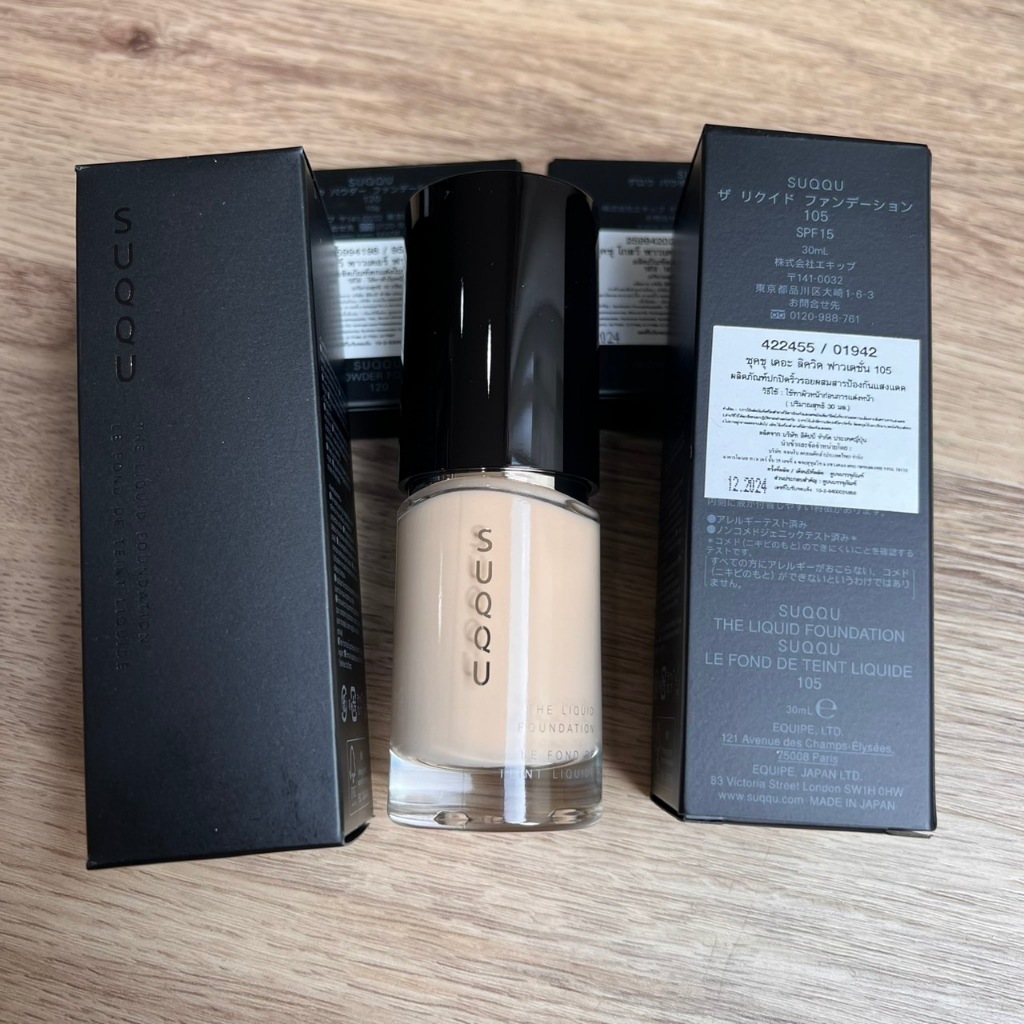 ของแท้100%_ป้ายไทย_สูตรใหม่_SUQQU The Liquid Foundation 30ml