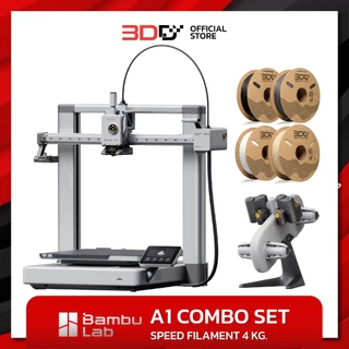 Bambu Lab A1 Combo Set เครื่องพิมพ์ 3 มิติระบบเส้น มีรับประกันสินค้า