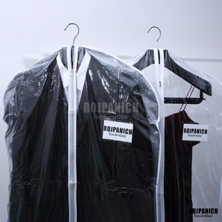 [[ถุงคลุมสูท ถุงคลุมชุดราตรี 509/510/Premiumก้านไม่ก้าน]] ราคา/1ชิ้น ที่ใส่เสื้อ ไม้แขวนสูท IKEA