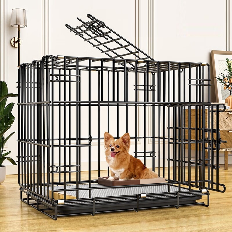 🏠กรงสุนัขพับได้ มีถาดรอง ขนาดใหญ่ แข็งแรง สำหรับสุนัขทุกตัว 🐶
