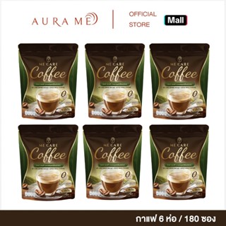 (6 ห่อใหญ่/ 180 ซอง) ME CARE Coffee กาแฟมีแคร์ ไม่มีน้ำตาล บ…