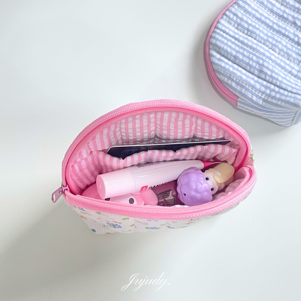 ꔛ 👛🫧 𝙋𝙤𝙪𝙘𝙝 | กระเป๋า ใส่บัตร เหรียญ ของจุกจิกต่างๆ Pouch  🫧👛🐰🧵 Jujudy. - รูปที่ 6