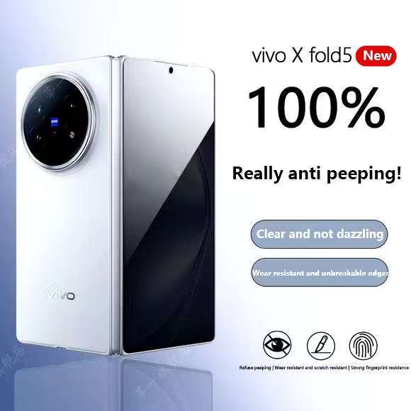 Vivo X Fold 5ตรงรุ่น(พร้อมส่งในไทย)ฟิล์มกระจกเต็มจอแบบกาวเต็มVivo X Fold5
